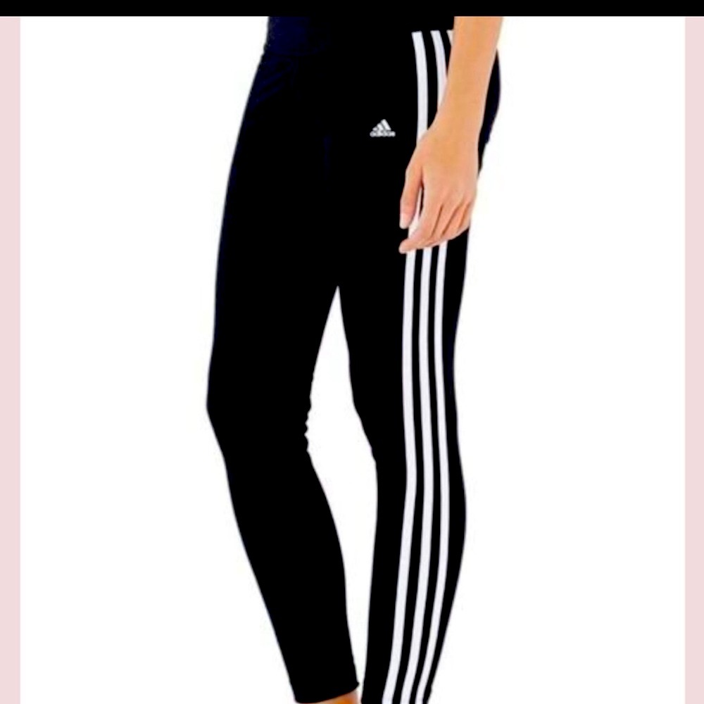 Adidas Climate Three Stripe Compression Leggings Women's Small，New without tag
